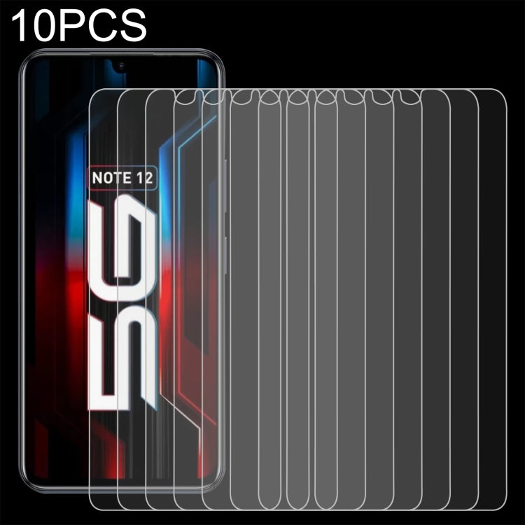 10-pack 2.5D tempered glass screen protectors for Infinix Note 12 Pro 5G
