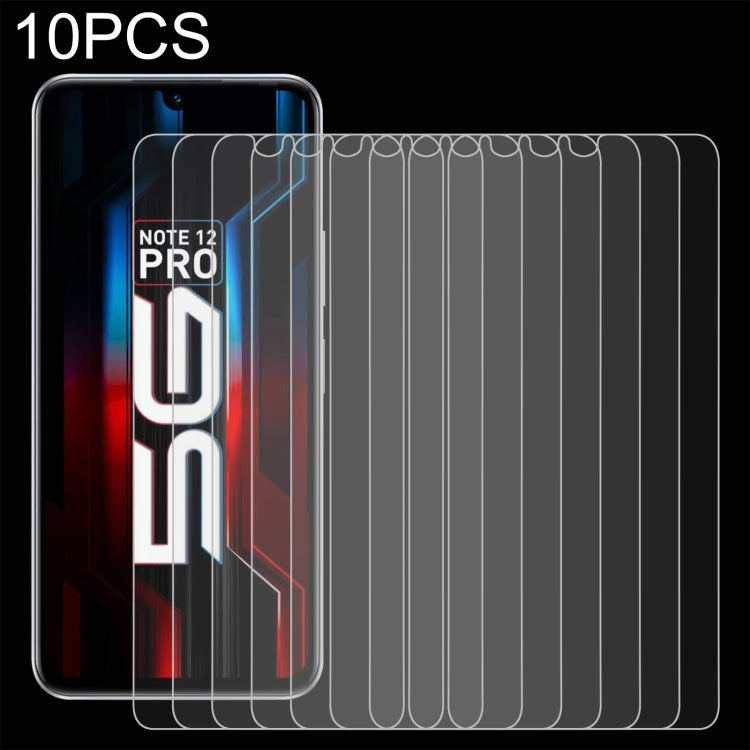 10-pack 2.5D tempered glass screen protectors for Infinix Note 12 5G