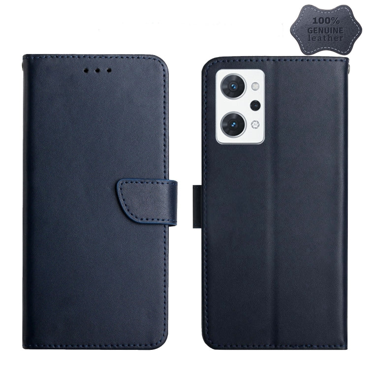Blue flip phone case with camera cutout and front fold-over cover