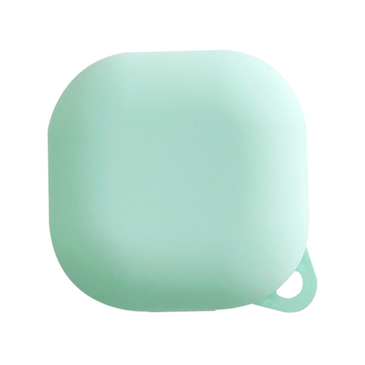 Frosted earphone protective case, mint green with small wrist loop