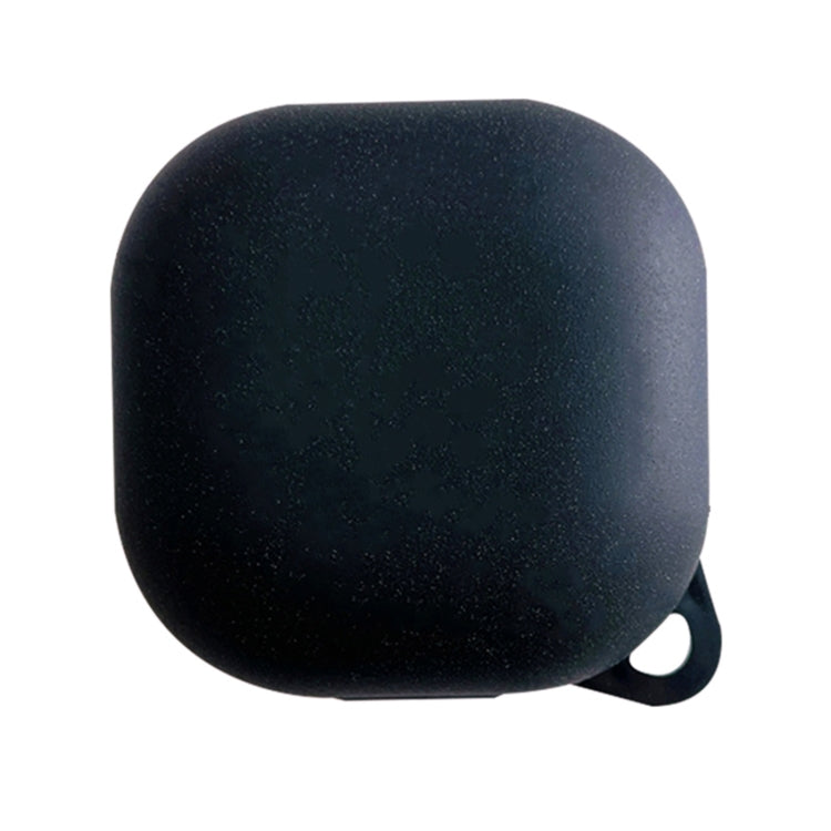 Frosted earphone protective case, black with small wrist loop