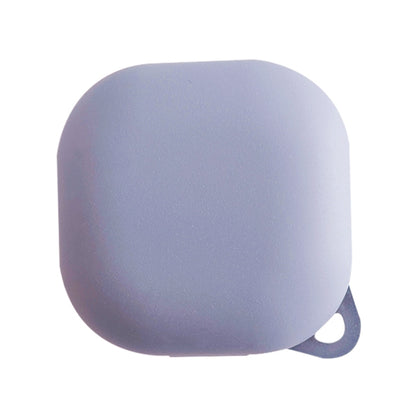 Frosted earphone protective case, light purple/gray with small wrist loop