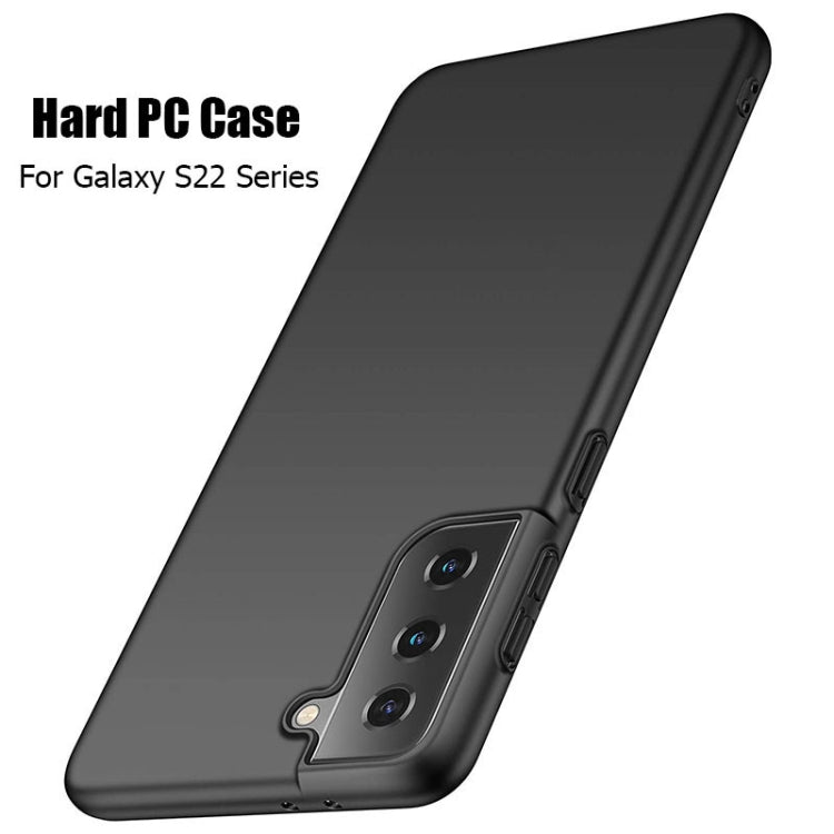 Matte black TPU phone case with triple camera openings and side button cutouts