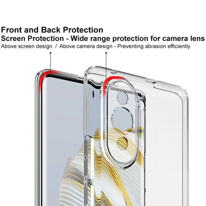 Clear TPU phone case with wide camera lens protection and raised edges