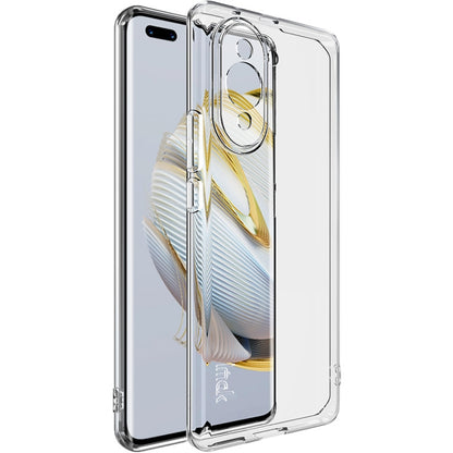 Clear transparent TPU case with camera lens ring and protective back coverage