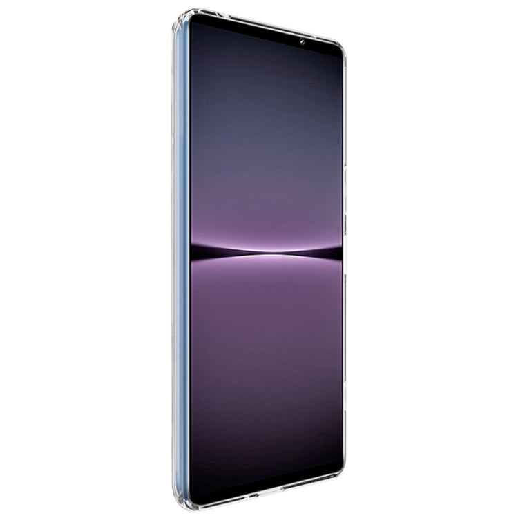 Clear TPU phone case, slim profile, smooth cutouts around the ports and buttons