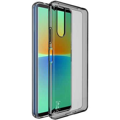 Clear TPU protective phone case with a snug fit and port cutouts around the edges