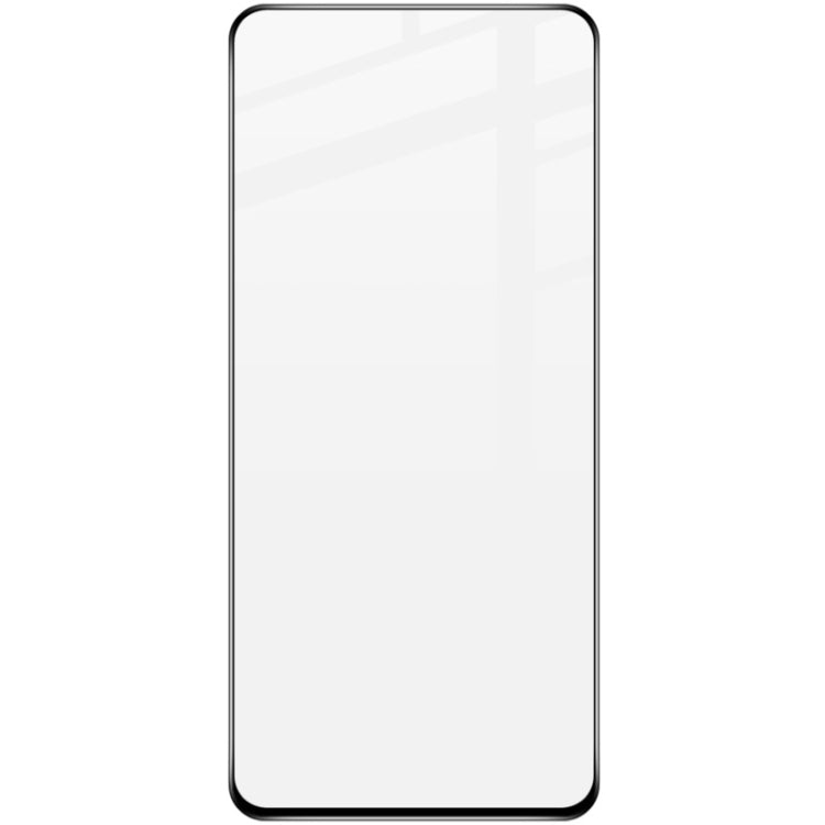 Clear tempered glass film, cut for phone screen with rounded edges