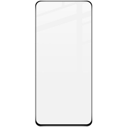 Clear tempered glass film, cut for phone screen with rounded edges