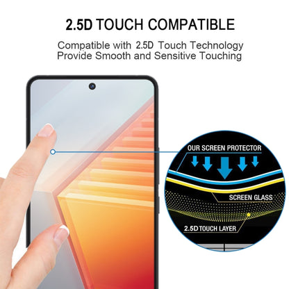2.5D tempered glass screen protector film for smooth touch on phone