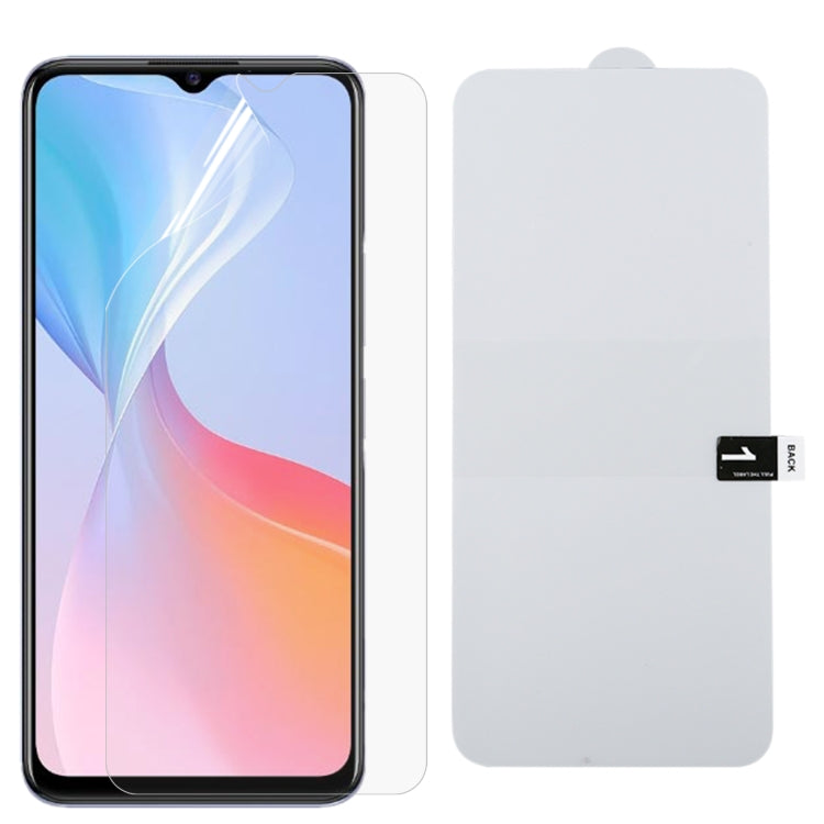 Full-screen hydrogel screen protector for vivo phone, with two clear film sheets