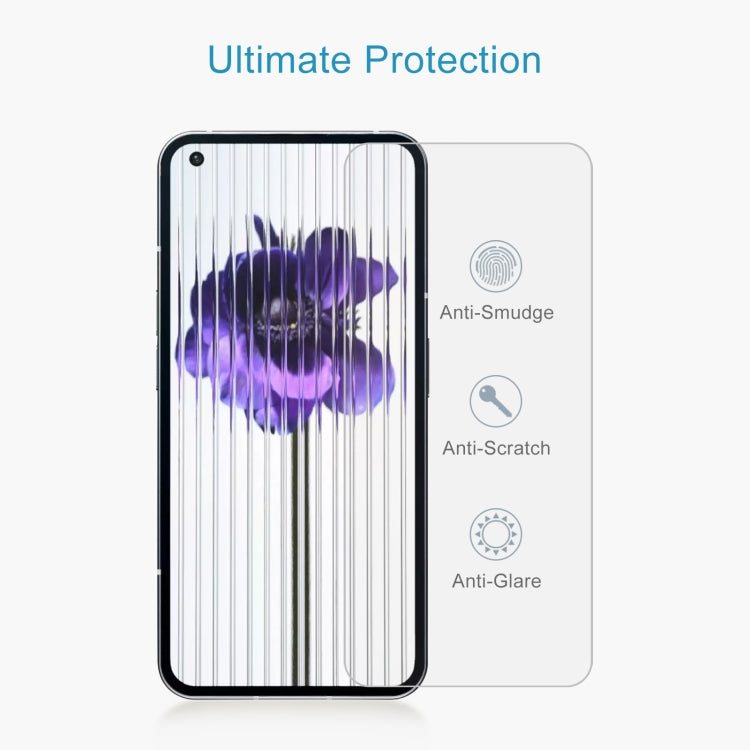 Tempered glass screen protector for phone with anti-smudge, anti-scratch icons