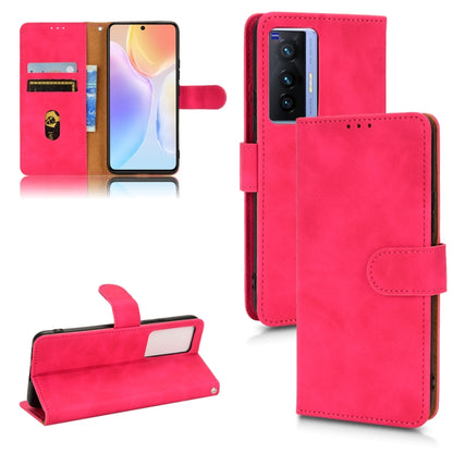 Pink magnetic flip leather phone case with card slots and hinged flip cover