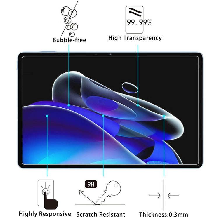 Tempered glass screen protector film, 9H, high transparency, 0.3mm thickness