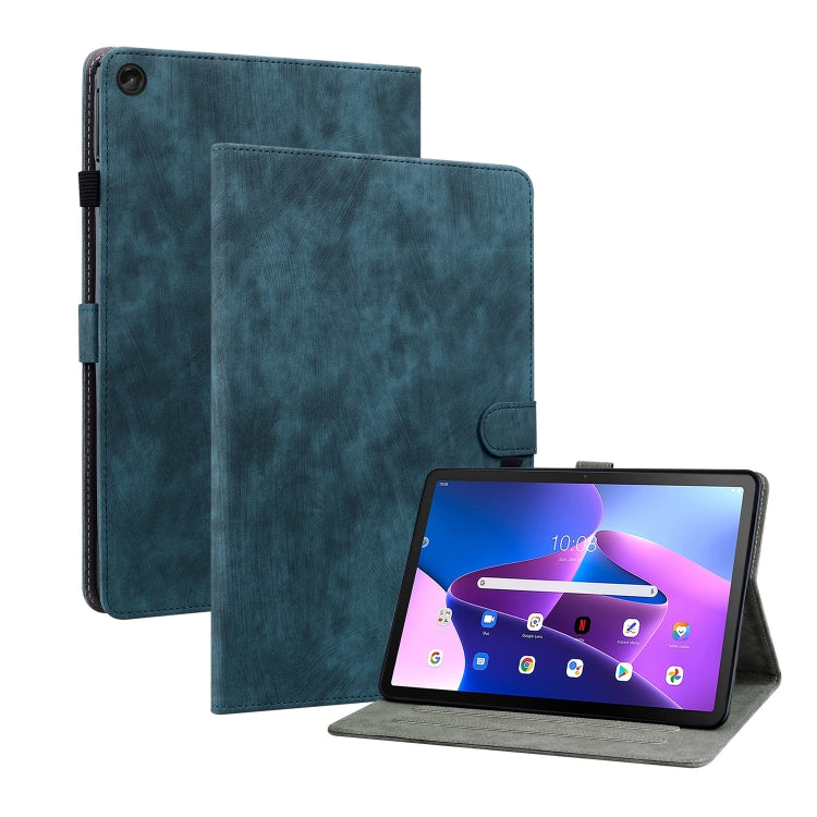 Teal PU tablet case with folio cover and side opening, stand-ready for tablets.