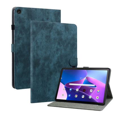 Teal PU tablet case with folio cover and side opening, stand-ready for tablets.