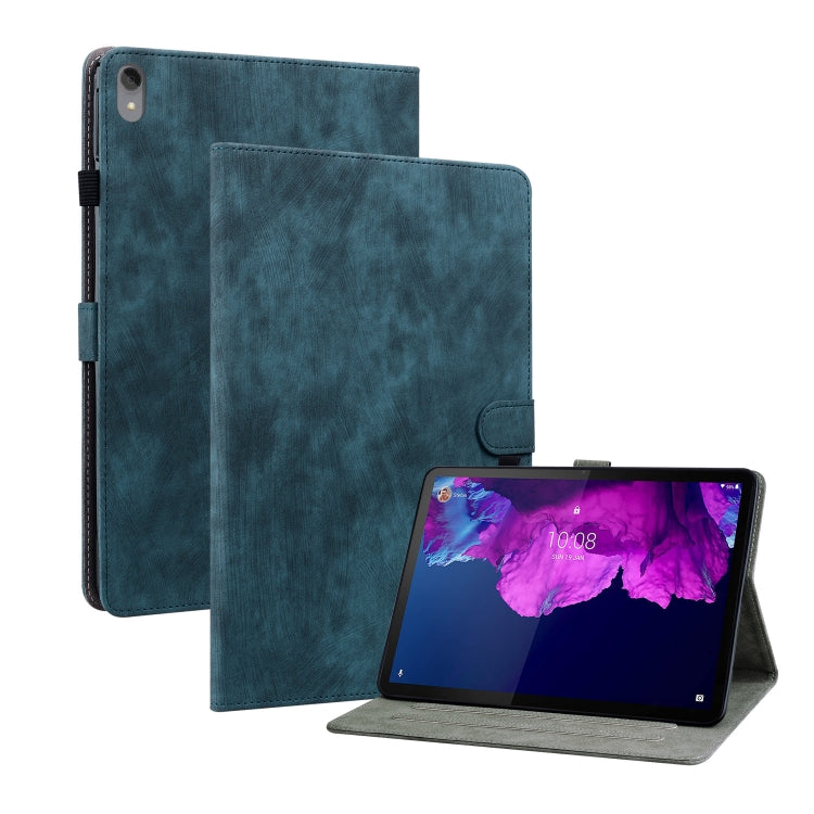 Teal PU tablet case with folio cover and magnetic snap, stand viewing angles