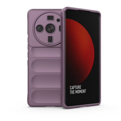 TPU phone case for Xiaomi 12S Ultra, purple, with camera cutouts and raised edges