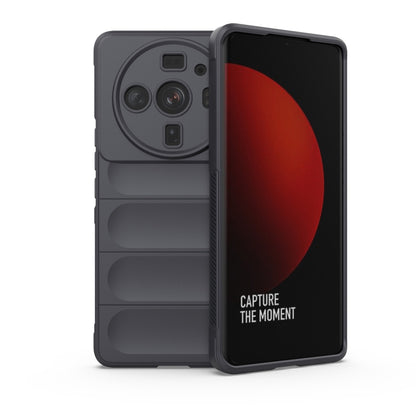 TPU phone case for Xiaomi 12S Ultra, dark grey, with camera cutouts and raised edges