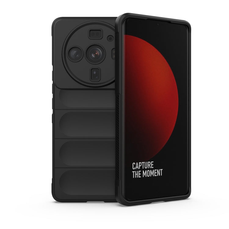 TPU phone case for Xiaomi 12S Ultra, black, with camera cutouts and raised edges
