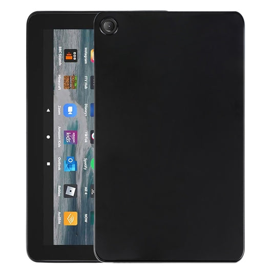Black TPU tablet case with front cutout and camera opening
