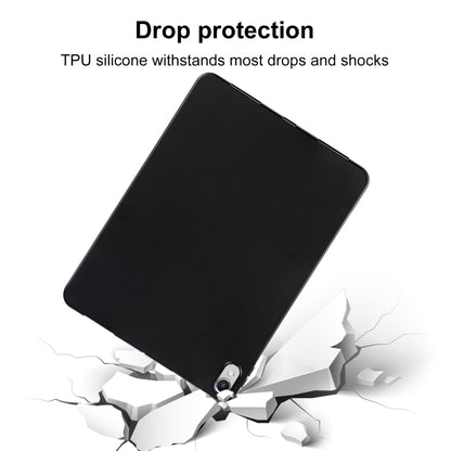 Black TPU tablet case with reinforced corners for shock protection