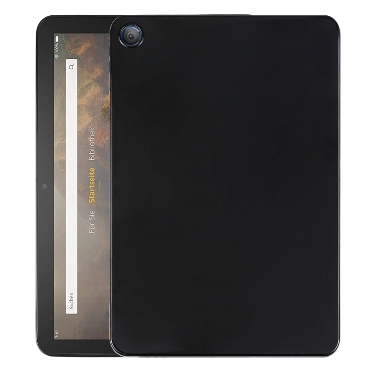 Black TPU tablet case on tablet with top camera cutout