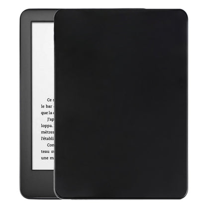 Black TPU tablet case with front cover partially visible behind screen