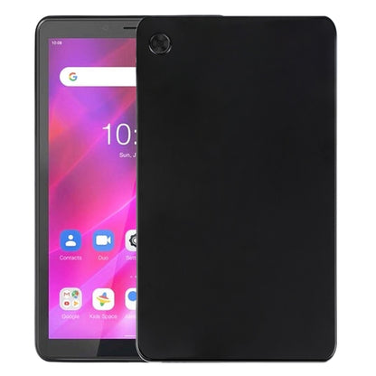 Black TPU tablet case with front-and-back coverage and top camera opening