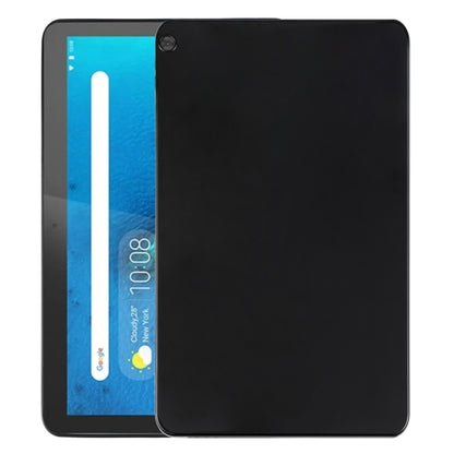 Black TPU tablet case with smooth back shell and top camera cutout
