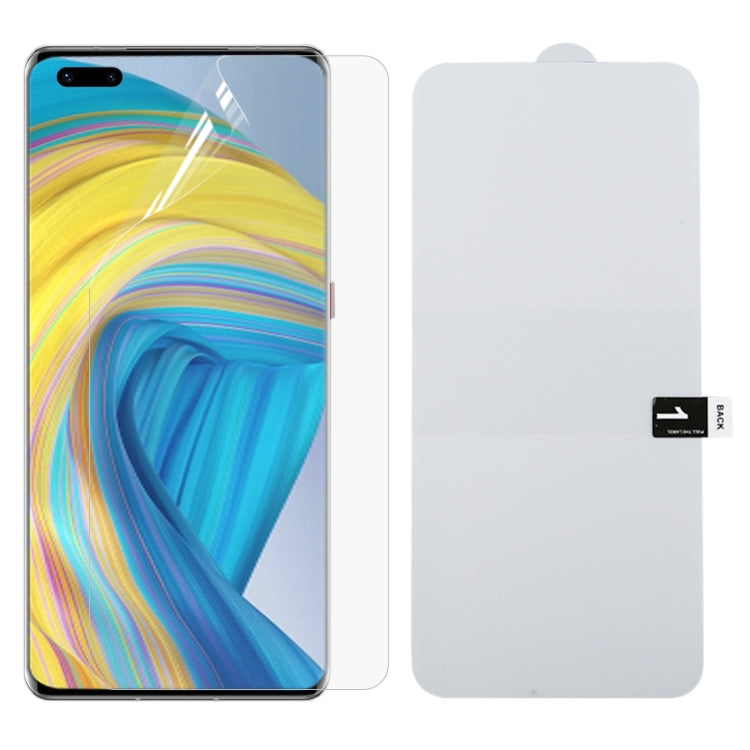 Full screen hydrogel phone protector film, clear protective sheet with camera cutout