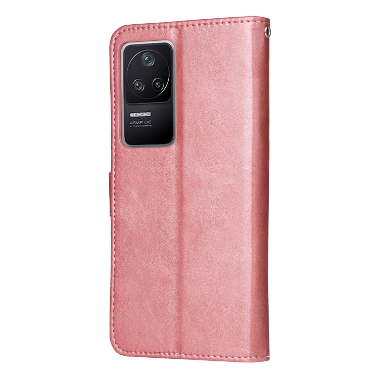Pink textured leather phone case with camera cutout and stitched edges
