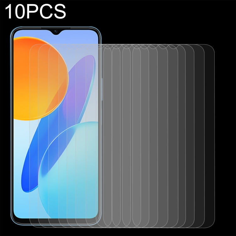 10-pack tempered glass screen protectors for curved phone displays, 2.5D edge