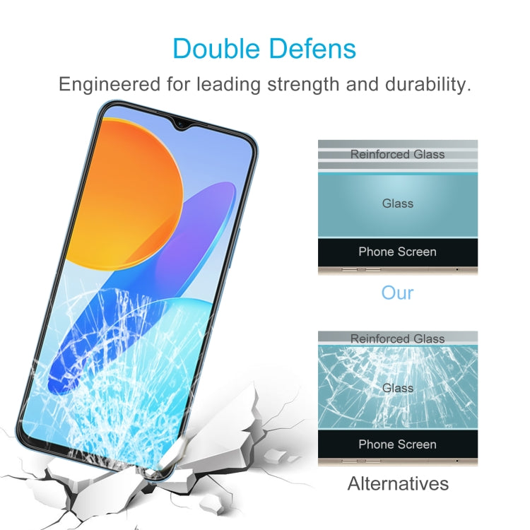 Tempered glass screen protector set with reinforced glass for added durability