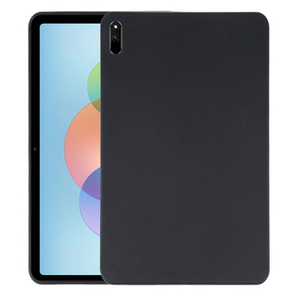 Matte black TPU tablet case with camera cutout and slim back cover