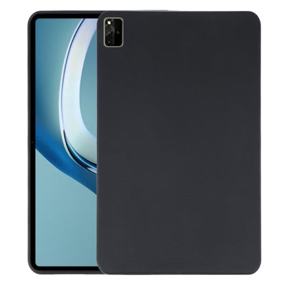Matte black TPU tablet case with camera cutout and rounded corners