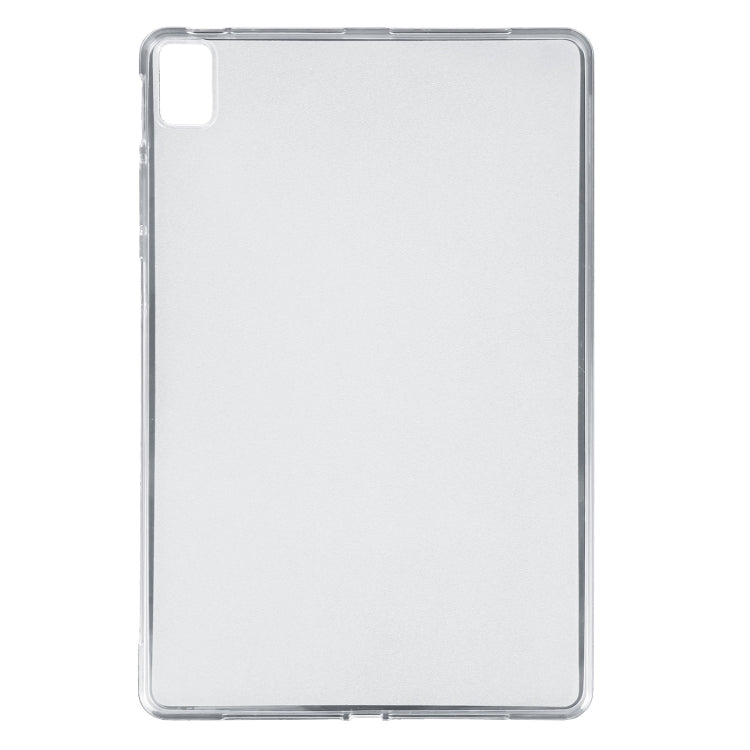 TPU tablet case, frosted clear translucent back with precise corner cutouts