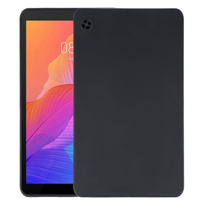Matte black TPU tablet case with camera cutout, slim fit back cover