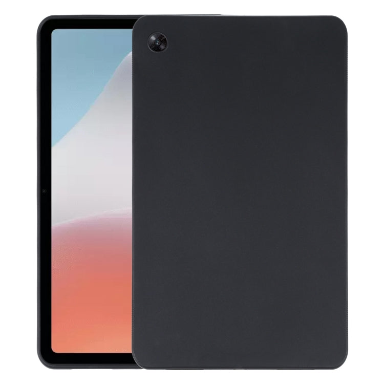 Black TPU tablet case with matte finish and camera cutout