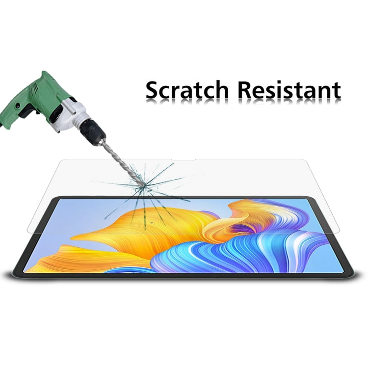 Scratch-resistant tempered glass screen protector film, impact-safe protective layer