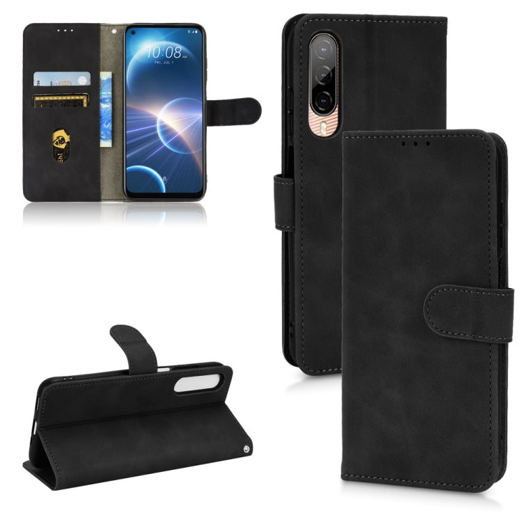 Black magnetic flip leather phone case with card slots and stand function