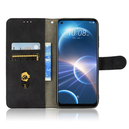 Black magnetic flip leather phone case with card slots, flip cover, and stand