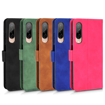 Multi-color leather flip phone cases set with magnetic closure and card slots