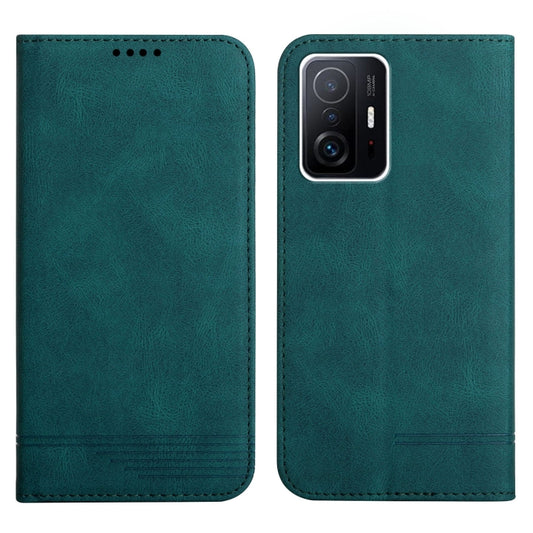 Teal magnetic leather phone case with card slots and camera cutout