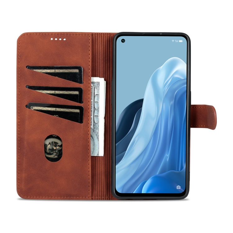 Brown flip leather wallet phone case with inner card slots and cash pocket