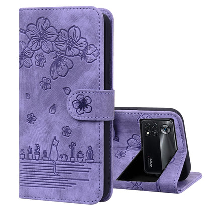Lavender embossed floral flip phone case, stand up, with precise camera opening