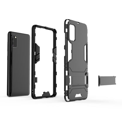 Shockproof phone case for Samsung with exposed side buttons and open port cutouts