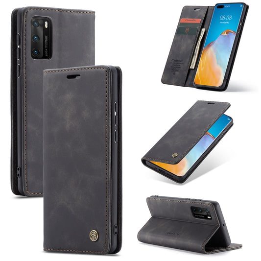 Leather flip wallet case with card slot for Huawei P40, P40 Pro, P40 Lite