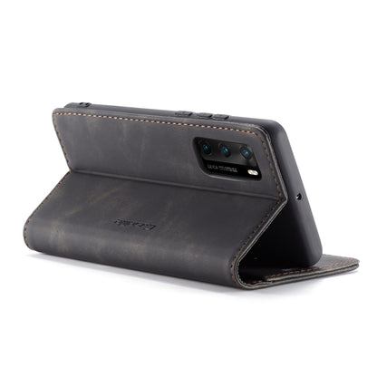 Leather flip wallet case with card slot and stand for Huawei P40 Pro