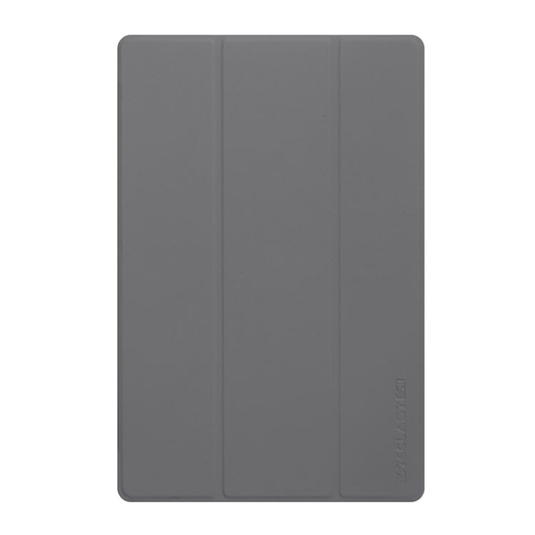 Teclast 3-fold tablet folio case, dark gray closed with three panel folds